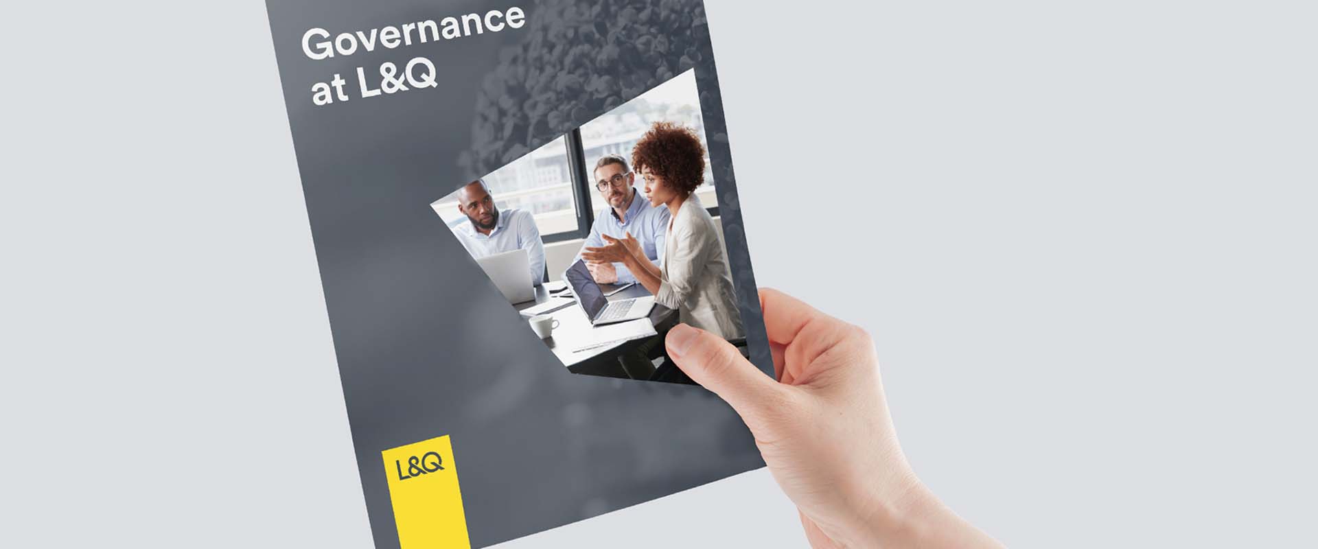 The front cover of L and Q's Governance Report
