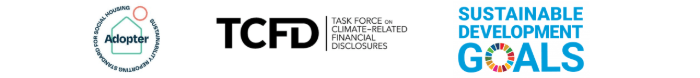 The SRS, TCFD and SDGs logos