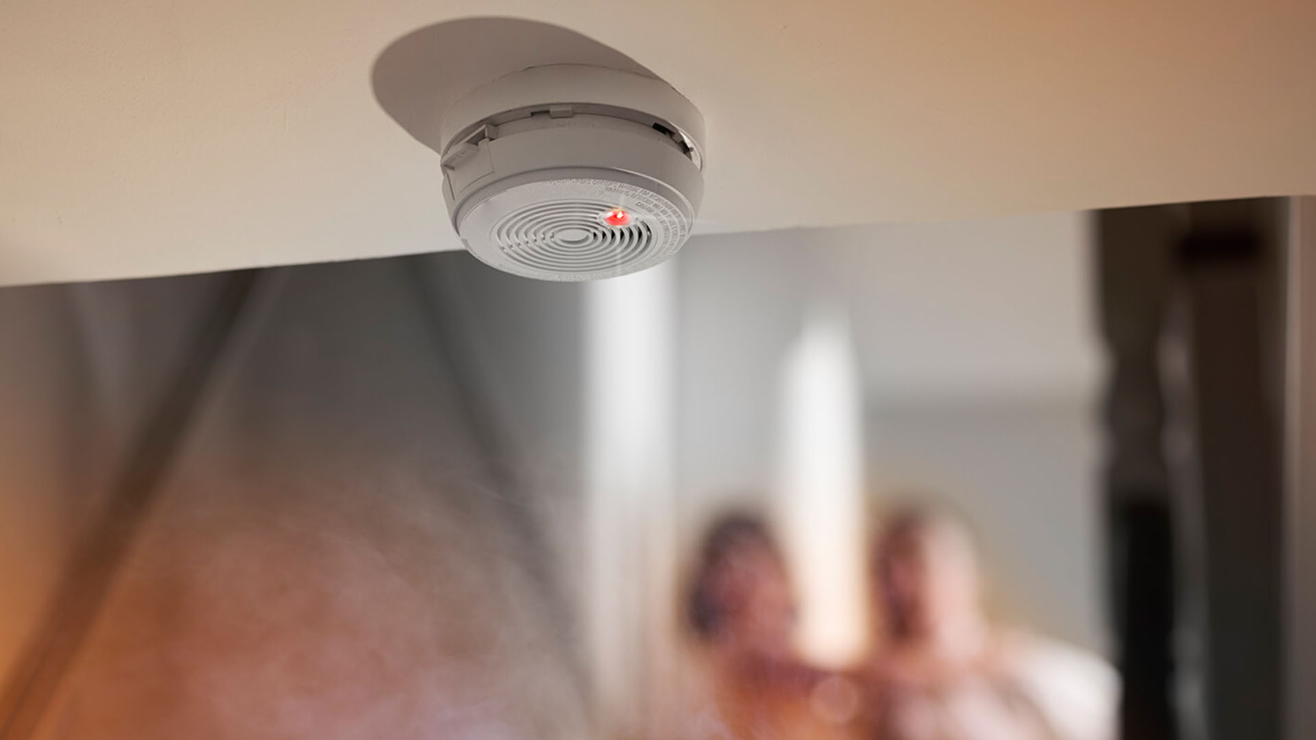 A smoke alarm