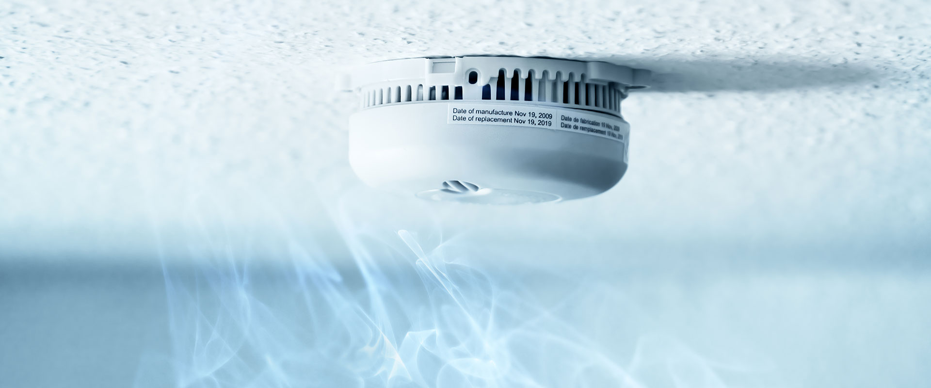 A smoke alarm