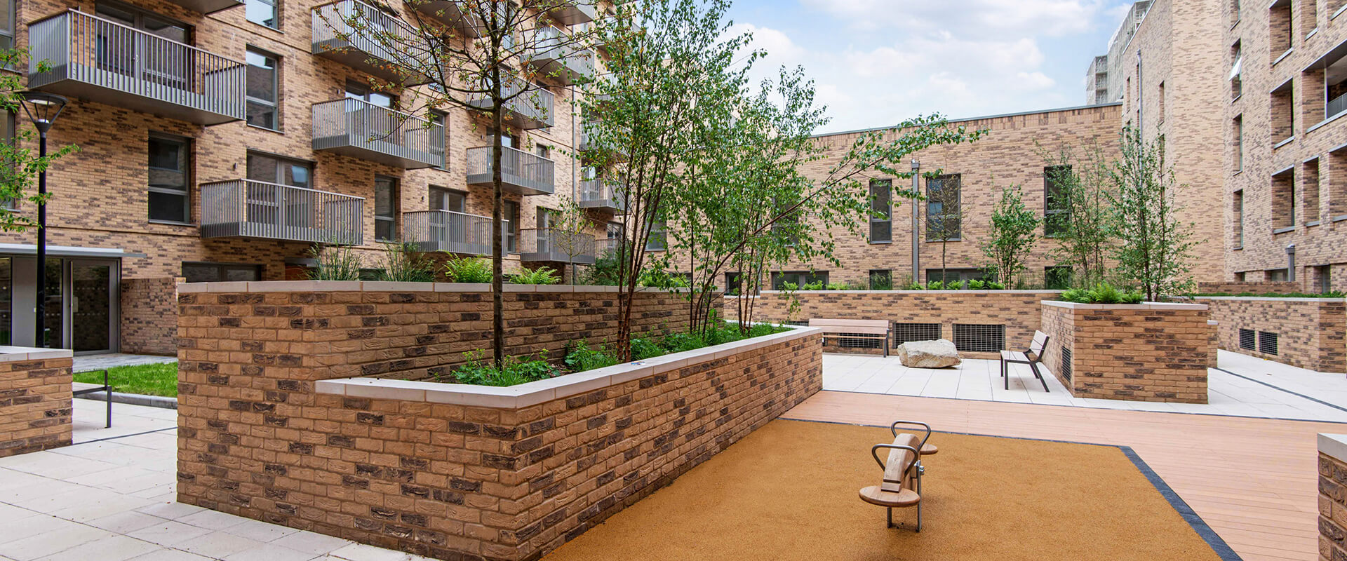 A L and Q estate courtyard