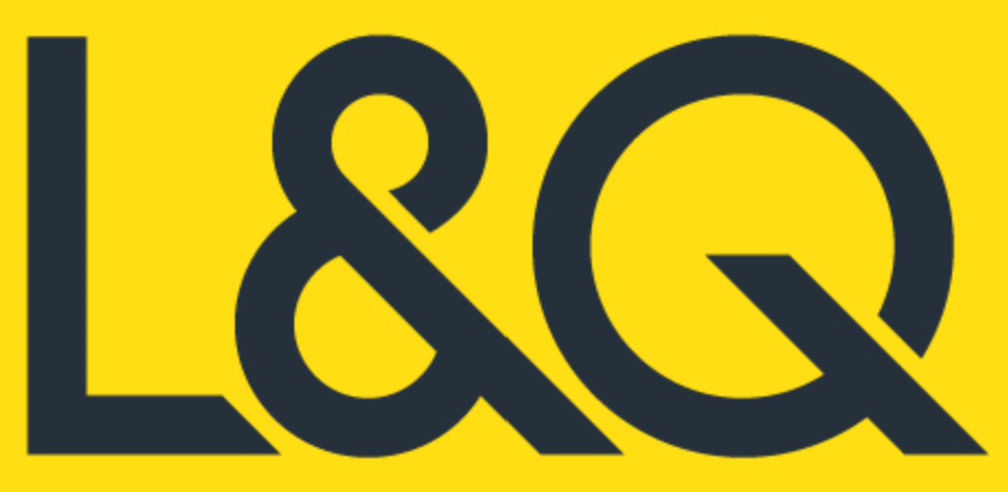 L and q yellow logo