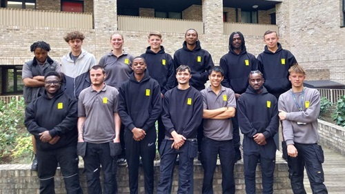 Group photo of trade apprentices