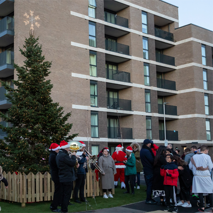 Families enjoy Beam Park's first Christmas event