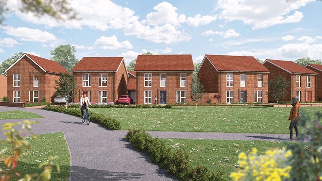 An artistic impression of Heath Farm in Partington