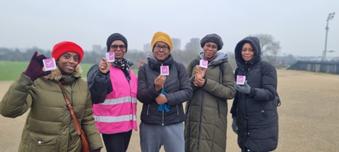 Lbs 4 peace members on a walk