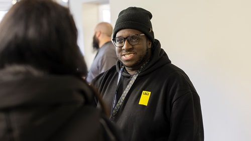 L&Q employee at an event