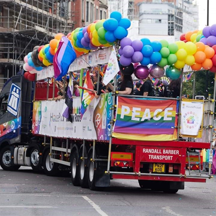 A float at Manchester Pride