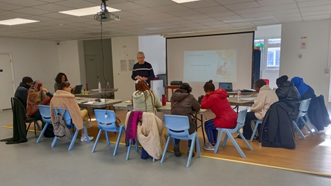 People participating in a Quids In session