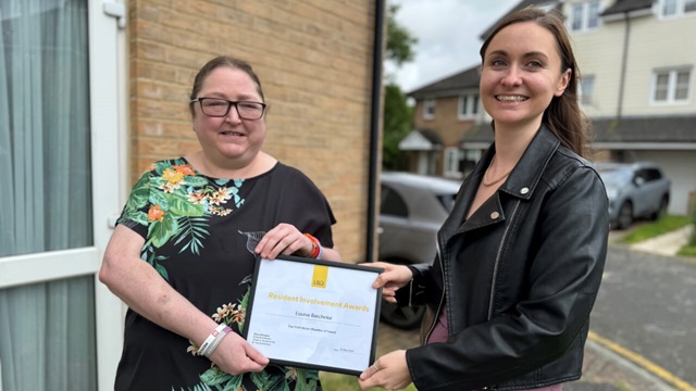 Louise Batchelor: our Top Contributor – number of hours spent’ award winner
