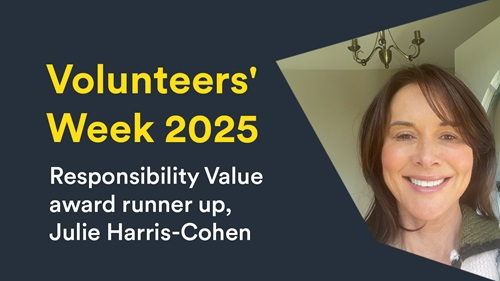 Julie Harris-Cohen named runner-up for Responsibility Value award 2025