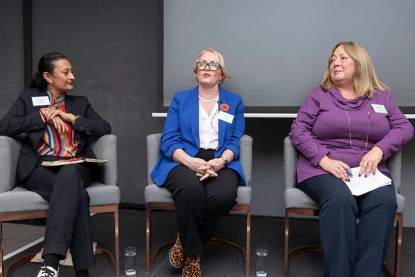 Panel L to R: Susmita Sen - Croydon, Fiona Fletcher-Smith - L&Q, Angela Wood - Peabody