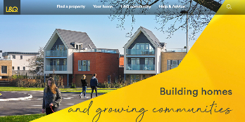 New homes and people walking