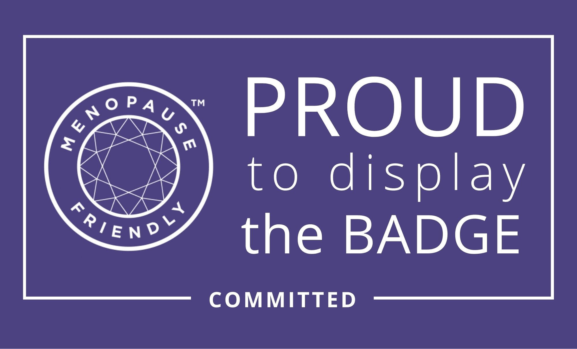Menopause friendly employer badge