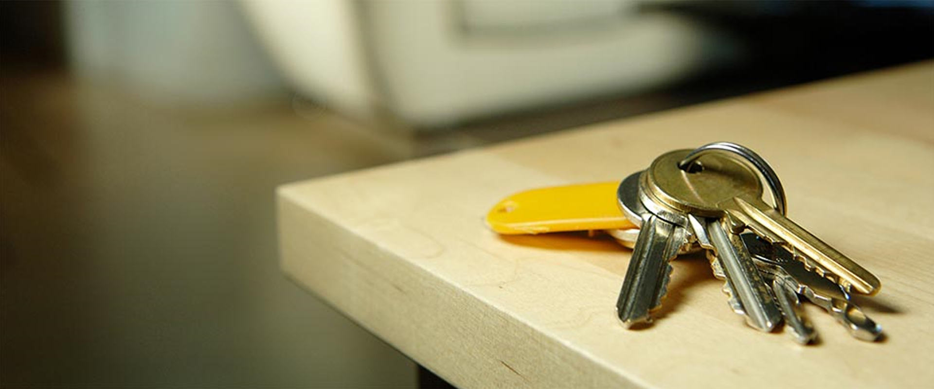 Keys on a table
