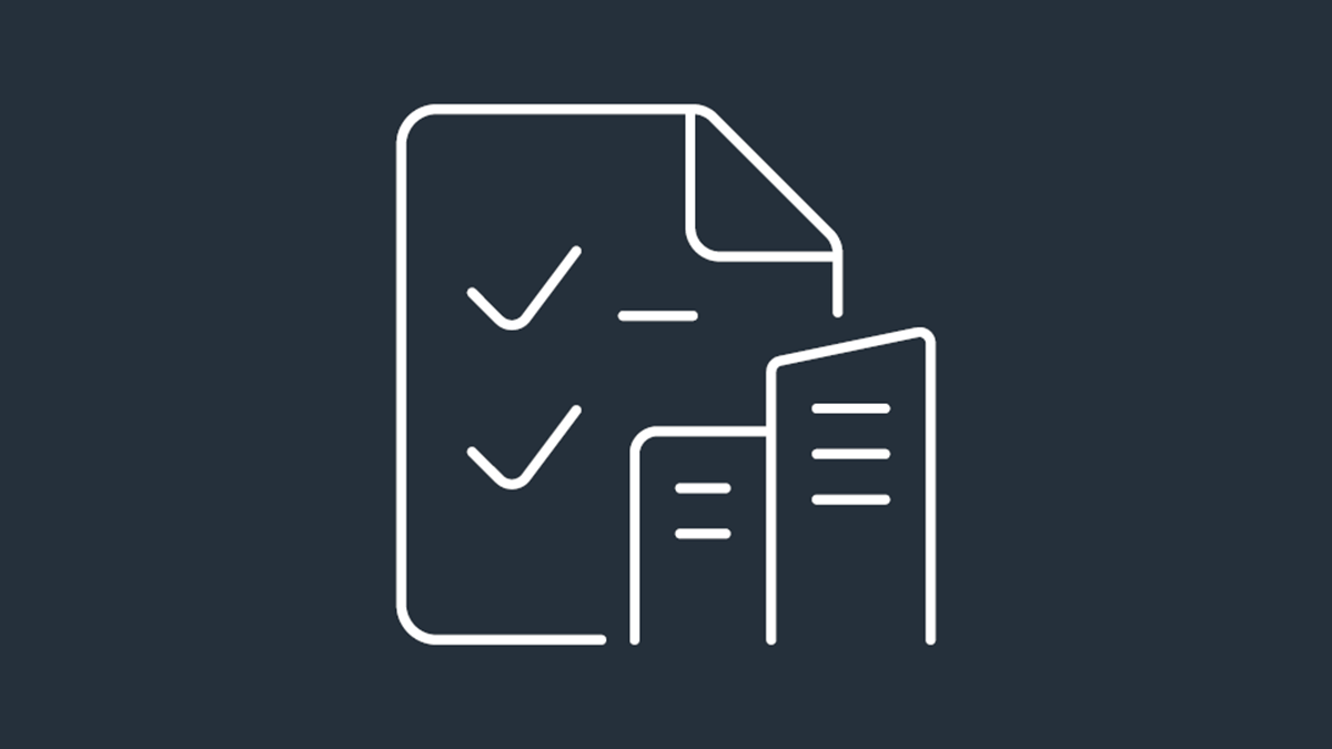 Illustration of a checklist and documents representing contents insurance.